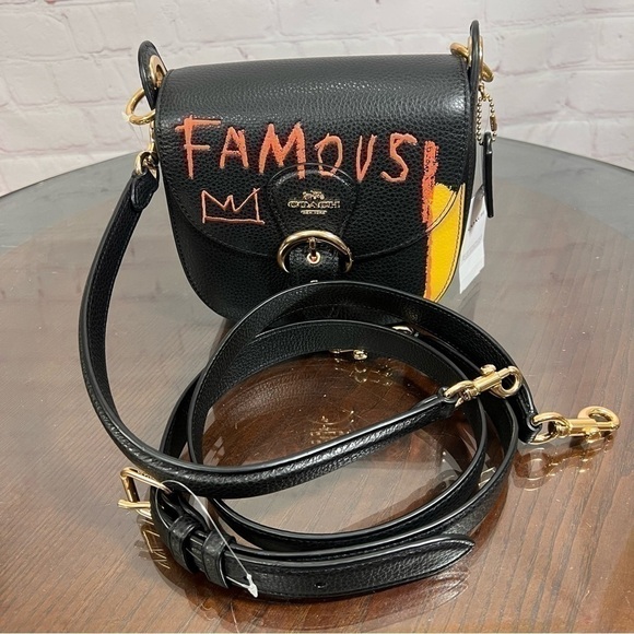 Coach X Jean-Michel Basquiat Kleo famous shoulder/cross body Bag 17 limited edit - Picture 7 of 16